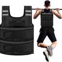 Neatevday Adjustable Weighted Vest for Women and Men, 20 lbs Weighted Vest for Running, Walking, Strength Training with Reflective Strip & Storage Bag