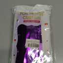 LYUBASA 4 Pack Halloween Party Decorations, Black and Purple Tinsel Foil Fringe Curtains, Halloween Theme Photo Booth Prop Streamer Backdrop Decor Indoor Outdoor Party Supplies for Birthday Anniversary