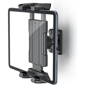OHLPRO Universal Tablet Wall Mount Holder for 4.7-13 inch Tablet Smartphone eReader, 360° Adjustment Compatible with iPad, iPhone, Kindle Fire HD, Galaxy Tab, Switch, Drilled Screw Mounting