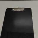 Mr. Pen- Plastic Clipboard, Letter Size, Black, Clipboard Plastic, Low-Profile Metal Clip with Retractable Hanging Hole