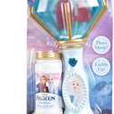 Little Kids Disney Frozen Elsa Light and Sound Musical Bubble Wand, Includes Bubble Solution (20513), Medium