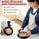 Chicken Shredder | Chicken Shredder Tool Twist | Meat Shredder for Chicken Breast, Visible Kitchen Gadgets Grinder Machine, Anti-Slip Strip, Ergonomic Handle, BPA Free, Easy Clean (Black)