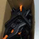 12 Pack Plastic Spring Clamps, 3.5inch Small Heavy Duty Clips for Crafts, Backdrop Stand, Woodworking, Photography Studios (Black)