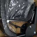 Black Universal Adjustable Tractor Suspension Seat Fits for John Deere 1020 1530 2020 2030 2040 5210 5300, fits for Ford & New Holland 3000 3010 3300 3400 3600 3610, Shock Absorption Alloy Steel+PVC