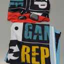 Kids Vintage Game Controller Curtains for Bedroom, Gaming Gamepad Window Treatment Gamer Room Red Blue Gamepad Window Drapes for Boys Girls Teens Man Living Room Playroom W42xL45in(Decor)