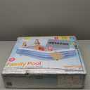 INTEX 58484EP Swim Center Inflatable Family Pool: 277 Gallon Capacity  120" x 72" x 22"  Blue