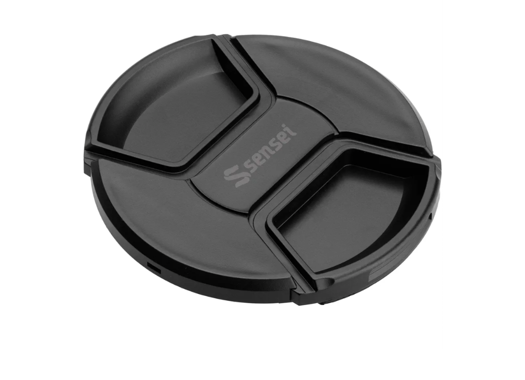 Sensei 82mm center pinch snap on lens cap