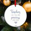 2 x Teachers Like You are Precious and Few - Teacher Appreciation Gifts, Teacher Memory Ceramic Keepsake Gift (C15)