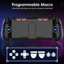 ewnol Switch Controllers for Nintendo Switch/OLED, Full-Size Handheld Switch Pro Controller with Hall Effect Joystick, 4 Game Slot, 1000mAh Battery, Adjustable RGB Light - Star