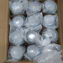 Homemory 12 Pcs Blue Votive Candle Holders, Round Mercury Glass Candle Holder, Tealight Candle Holders for Table Centerpieces, Baby Shower, Anniversary, Wedding, Home Decor, Halloween, Christmas