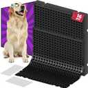 ohlela 16 Pack Black Scat Mats for Dogs - 16" x 13" Pet Deterrent Mat with 1" Spike. Effective Dog Pee Repellent Indoor & Outdoor to Keep Dogs & Cats Away. Cat Repellent Indoor Solution