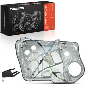 A-Premium Front Right Passenger Side Power Window Regulator with 6-Pin Plug Motor Compatible with Hyundai Genesis 2009-2010 (to 6/01/10)