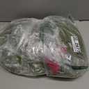 6 Pcs Mini Christmas Wreaths for Kitchen Cabinet, 7.87" Small Christmas Wreath with Ribbon Bows, Norfolk Pine Candle Ring Holder for Table Centerpiece Window Chair Wall Decors