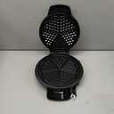 Mueller Heart 5 Waffle Maker, Waffle Iron, Adjustable Browning Control & Nonstick, Cool Touch Handle, Easy to Clean, Small Kitchen Appliances