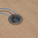 Arlington FLBR5420 Recessed Power and Data Round Floor Box (Brown)