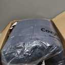 CozyLux Super King Plus Comforter Set, 270GSM Navy Blue Bedding Sets for All Seasons, 3 Pieces Box Stitched 128x120 Bed Set with 1 Down Alternative Comforter and 2 Pillow Shams, Soft, Lightweight