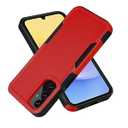 XZPPZH for Samsung Galaxy A15 5G Case Dual Layer Protective A15 5G Phone Case Heavy Duty Protection [Anti-Scratch] [Anti-Fingerprint] Non-Slip Shockproof Phone Case for Samsung Galaxy A15 5G Case Red