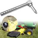 AM136327 Right Front Lawn Mower Deck Gauge Wheel Arms for Jo-hn Deere X300 X320 X500 X324 X340 X360 X500 X520 X530 X534 X540