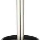 BGL Toilet Brush Holder Brushed Nickel, Stainless Steel 304 Brushed Nickel Round Freestanding Toilet Bowl Brush and Holder for Bathroom