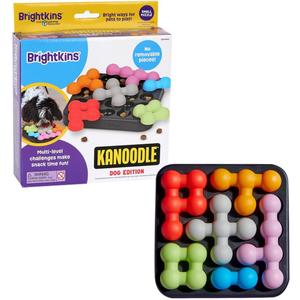 Brightkins Kanoodle Dog Edition Small, Interactive Dog Toys, Dog Puzzle Toy, Enrichment Toy for Dogs, Dog Slow Feeder