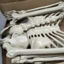 breesky Skeleton for Halloween Life Size: 5.4ft Realistic Human Skeleton