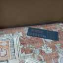 jinchan Area Rug 8x10 Floral Brick Red Rug Distressed Thin Vintage Retro Indoor Non Slip Carpet Kitchen Living Room Bedroom Dining Room (8'x10', Vintage Brick Red)