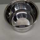 Rice Cooker 10 Cup Inner Pot Compatible with Tiger JBV-A18U,Non-Stick 304 Stainless Steel,Rice Cooker Rplacement Pot,Dishwasher Safe