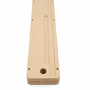 MDF zero-clearance throat plate insert for a table saw