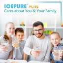 ICEPURE PLUS ADQ747935 NSF/ANSI 53 Certified Replacement for LG LT1000P MDJ64844601, Kenmore Elite 9980, LT1000PC ADQ74793501 LT1000 RWF4700A RWF4700AB Refrigerator Water and LT120F Air Filter,3Combo