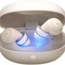 Bluetooth Sleep Earbuds for Side Sleepers, APP Control Comfortable Wireless Sleeping Headphones, 10H Battery, UV Light Charging Case, Noise Reduction for Bedtime, ASMR, White Noise, Travel