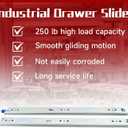 findmall 1 Pair 24 Inch (250lb Capacity) Drawer Slides