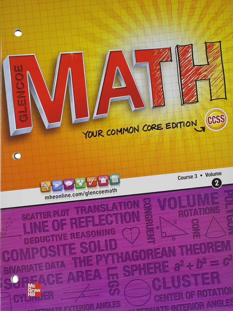 Glencoe Math, Course 3, Student Edition, Volume 2 (MATH APPLIC & CONN CRSE)
