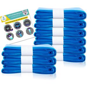 9 Pack Cat Litter Refills Bag, 16 Ft Litter Refills Generic Compatible with Your Standard and Plus Refill Cartridge(Not Include Original Refill Cartridge)