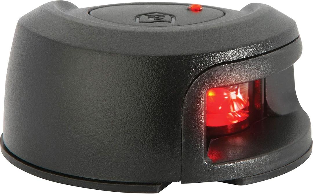 Attwood NV2012PBR-7 LED Navigation - Bi-Color Light Port, Black