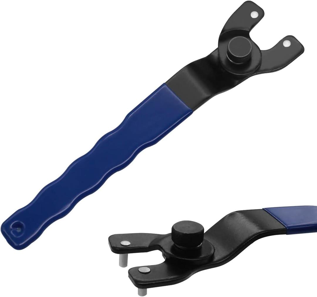 Grinder Wrench Universal Adjustable Grinder Spanner Wrench,Lock-nut Grinder WrenchSuitable for 4 ",5", 6 ",7" and 9" Angle Grinders O-K-023-B