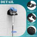 (3 Pack) Garage Organizer Trimmer Rack, Wall Mount Garden Power Tool Hanger Weed Holder,Weed Wacker Wall Rack Garage Tool Organizer for Grass Trimmer, Hedge Trimmer,Garage Tool