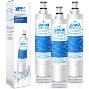 GOLDEN ICEPURE 4396508 Refrigerator Water Filter Replacement for EveryDrop Filter 5, EDR5RXD1, 4392857, 4396510, Clch100, 46-9010, NLC240V, 8212491, WF285 3PACK GOLDEN ICEPURE 4396508 Refrigerator Water Filter Replacement for EveryDrop Filter 5, EDR5RXD1, 4392857, 4396510, Clch100, 46-9010, NLC240V, 8212491, WF285 3PACK