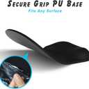 ErgoComfort Gel Wrist Rest Mouse Pad-Ergonomic Office Mousepad with Wrist Support-Non-Slip, Design Desk Accessories Mat for Home&Game Decor (08Black Marble)