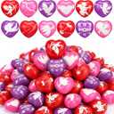Jerify 100 Pcs Heart Stress Balls Bulk 1.5 Inch Small Heart Shape Stress Balls Mini Relief Party Favors Classroom Office Gifts for Little Teens Students Employees(Cupid Style)
