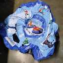 40’’ Snow Tube, Inflatable Snow Tubes for Kids & Adults, Thickened Heavy Duty Sled with Cold-Resistant PVC and Raised Handle, Winter Toys for Outdoor Sledding, Christmas Snow Sleds Gift