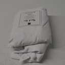 Lush Decor Reyna Ruffle Window Curtain Panel Set, Pair, 54" W x 84" L, White - Flowy Curtain Set - Romantic Ruffle Curtains for Bedroom, Living room, or Dining Room - Farmhouse & Cottage Home Decor