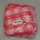 20 Pack Rectangular Tablecloth, Red and White Checkered Pattern, 55 x 103 inches, Disposable Plastic Table Covers for Parties, Outdoor, Restrant and Home (20 Pack)