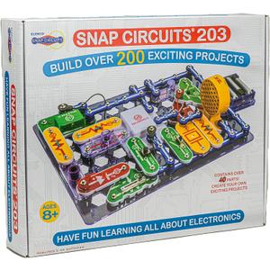 Snap Circuits 203 Electronics Exploration Kit | Over 200 STEM Projects | Full Color Project Manual | 42 Snap Modules | Unlimited Fun