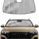 Pigenius Windshield Sunshade for Audi Q8 2019-2025, SQ8/RS Q8 2020-2025 Front Window Shade - AstraGuard
