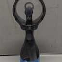 O2COOL Deluxe Handheld Battery Powered Water Misting Fan (Grey) (Single)