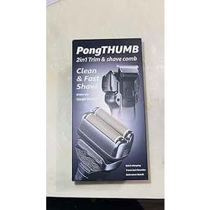 Men Electric Foil Shaver - Rechargeable Cordless Razor with Pop-Up Trimmer, LED Display & Premium Metal Handheld Body