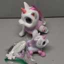 Power Your Fun Robo Pets Unicorn Toy 2pk Set - Unicorns Gifts for Girls and Kids (1) Unicorn Robot STEM Toy with Interactive Hand Gestures or Remote Control to Move and (1) Mini Automated Smart Robot