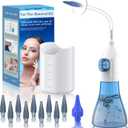 Ear Wax Removal, Ear Cleaner, Ear Wax Removal Kit, Ear Wax Removal Tool, Manual Ear Irrigation Flushing System, Ear Cleaning Kit for Adults & Kids (Blue)