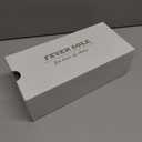 FEVERSOLE Women's Fashion Dress Comfort Low Heel Office Penny Loafer Flats (7.5, Plain Welt Faux Suede Black Vegan Leather)