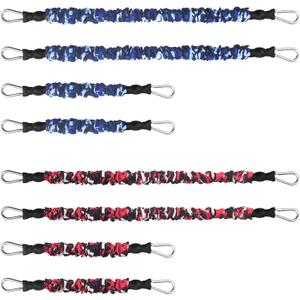 DASKING Natural Latex Resistance Band Set with Protective Sleeve, Heavy Duty Workout Exercise Stretch Fitness Bands for Body Stretching, Resistance Training (Only Resistance Band)